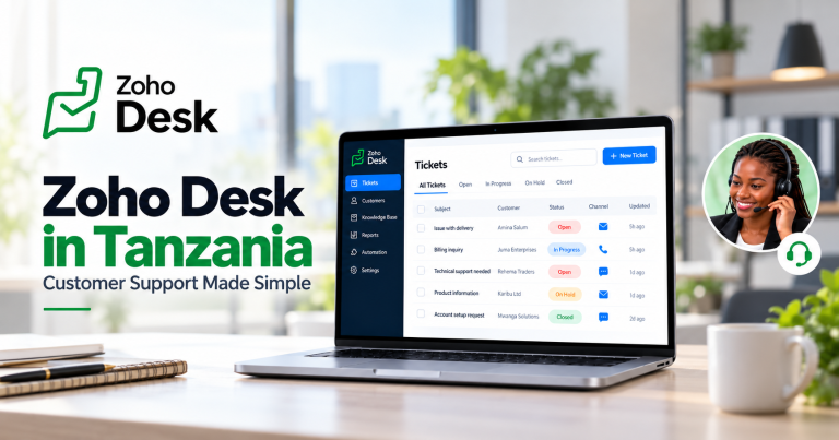 Zoho Desk in Tanzania for customer support and ticket management